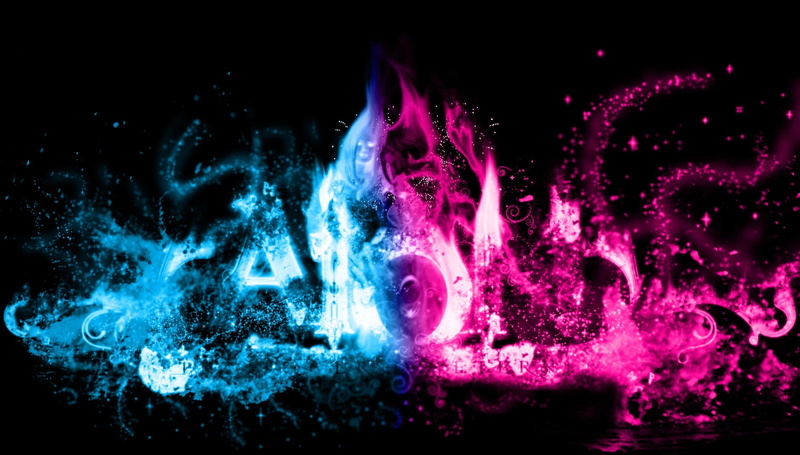 creativity, mystery, black background, pink, aggression, night, 720P, water, vitality, purple, blue, video games, one person, Aion, illustration, impact