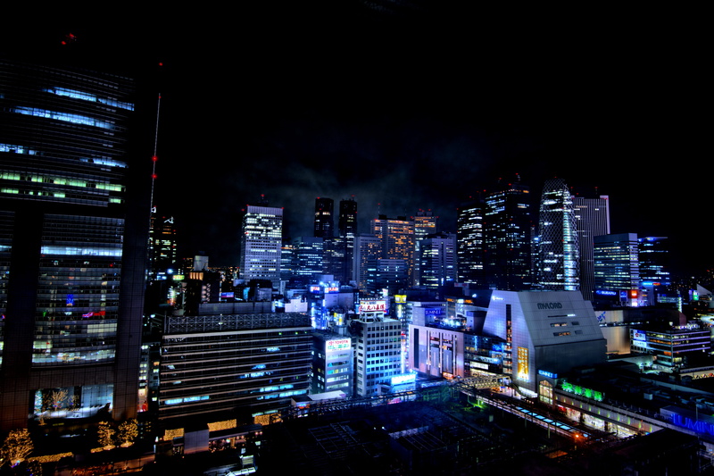 photography, business, city life, tokyo, sky, skyscraper, dusk, view, downtown District, high angle view, building, urban landscape, aerial, landscape