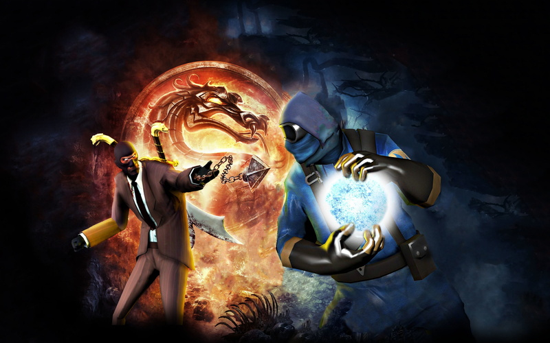 dark, no people, night, smoke - Physical Structure, male likeness, fantasy, mortal, mortal kombat, team kombat, representation, men, futuristic, art and craft