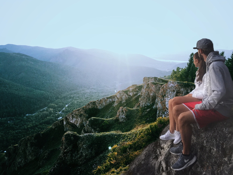 one woman only, natural Phenomenon, sun, caucasian Ethnicity, leisure activity, people, outdoors, day, color Image, rock, 2K, rock - object, tranquil scene