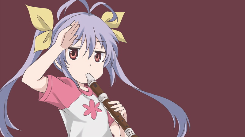 anime, simple, Miyauchi Renge, Non Non Biyori, minimalism, 1080P