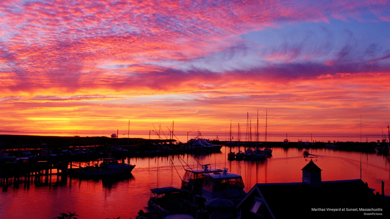 sunset, North America, marthas, massachustts, 2K, vineyard