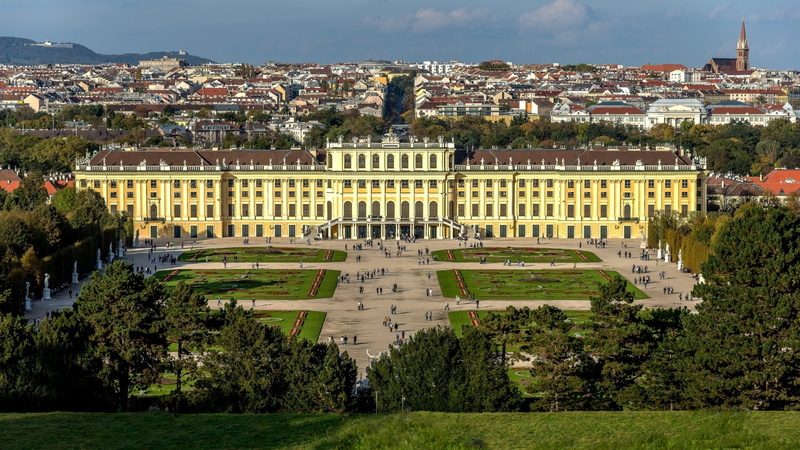 Schönbrunn Palace, Palaces, 1080P