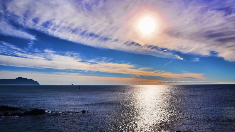 nature, sunlight, water, landscape, noontime, hd, photography, 1080P, body, ocean