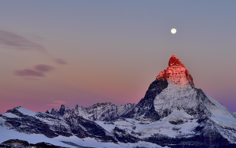1080P, Matterhorn, nature, Alps