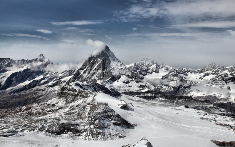 nature, 1080P, mountains, snow, landscape, Alps, Matterhorn
