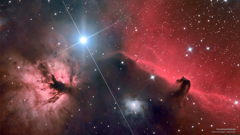 horsehead, nebula, Space, 2K