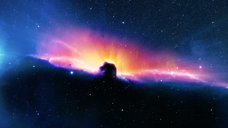 art, hd, aircraft, outer space, horsehead, outer, nebulae, space, 1080P, nebula