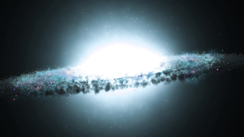 space art, water, abstract, copy space, 720P, illuminated, digital art, light - natural phenomenon, space, backgrounds, glowing, firework, galaxy, night