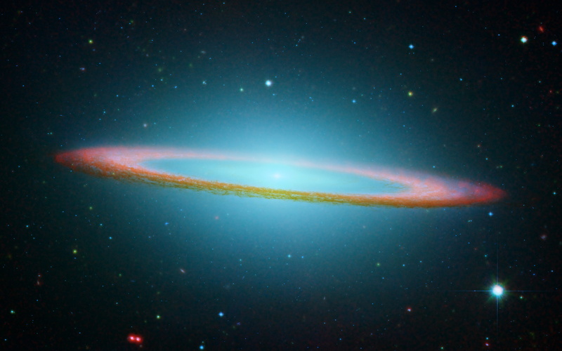 galaxy, sombrero, 2K, digital, universe, digital universe, hd