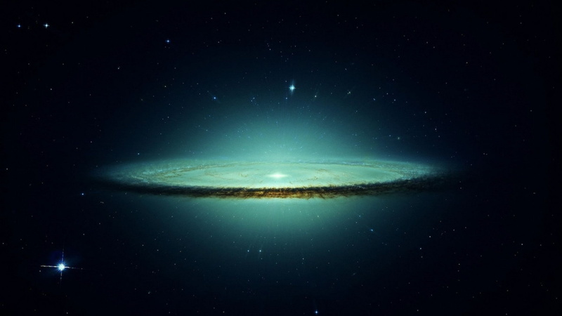 star, beauty in nature, tranquil scene, night, galaxy, Sombrero Galaxy, exploration, sky, backgrounds, luminosity, space, constellation, mystery, water