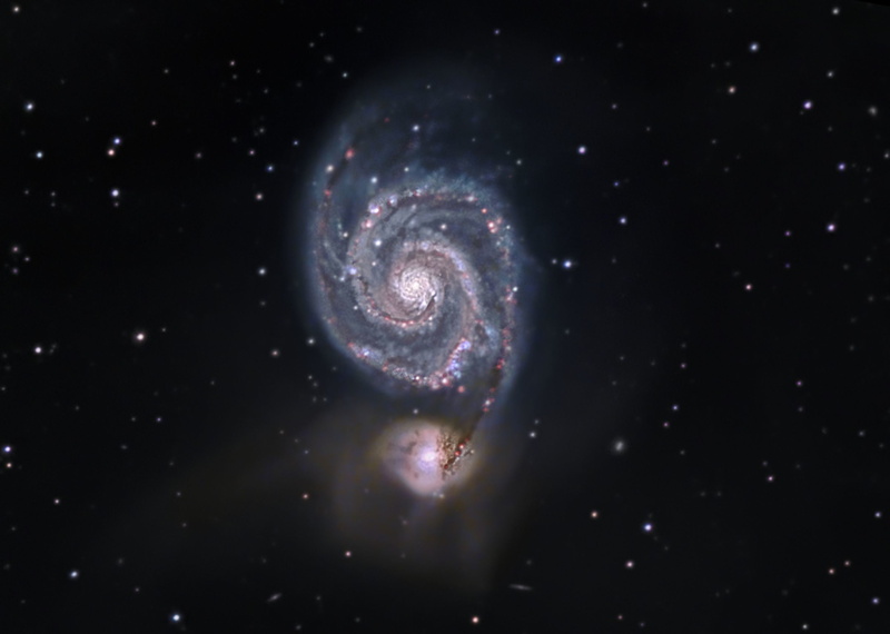 The Dogs Of War, 2K, Galaxy, Whirlpool, in the constellation, M51