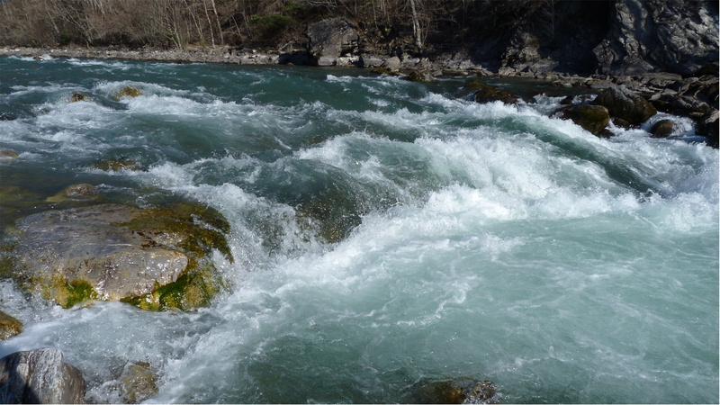 river, flowing water, hautes alpes, land, aquatic sport, no people, nature, solid, 4K, power in nature, blurred motion, motion, water courses, scenics - nature