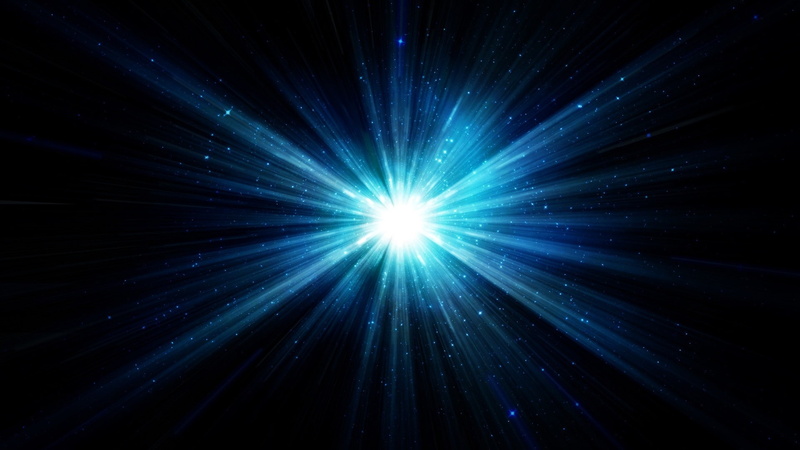 digital art, black background, stars, blue, 1080P, supernova, minimalism