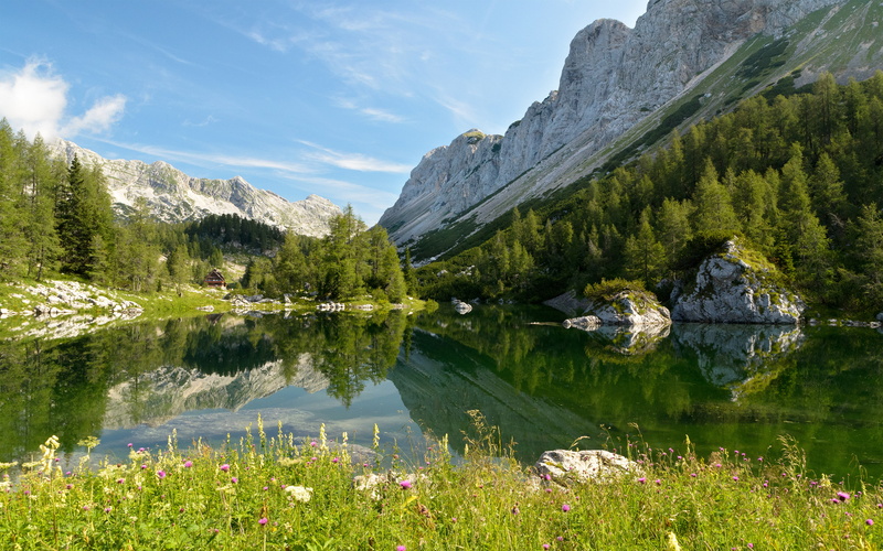 4K, Triglav National Park, The Republic Of Slovenia, Slovenia, Lake Bohinj, Bohinj