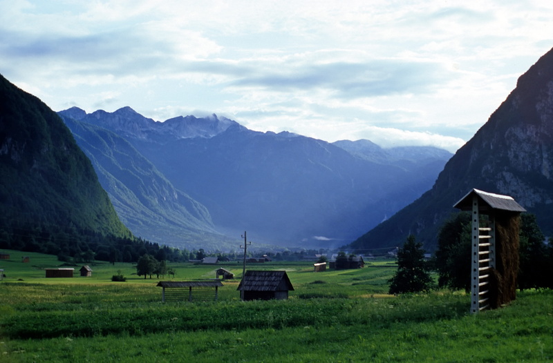 mountain range, cloud - sky, plant, non-urban scene, sky, slovenia, grass, landscape, 5K, nature, land, building, scenics - nature, outdoors, environment
