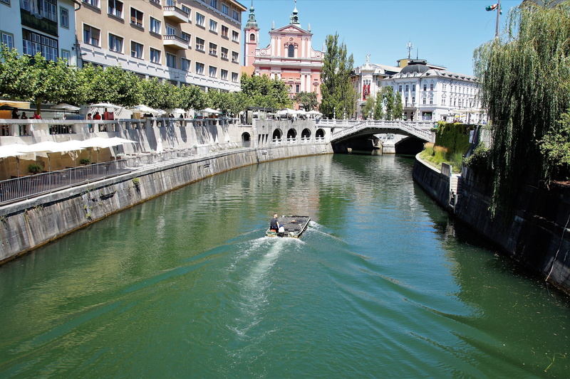 bridge - man made structure, built structure, 5K, the ancient city, mode of transportation, day, connection, ljubljana, water, travel destinations, architecture