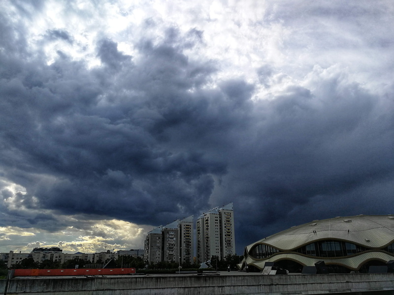 outdoors, bridge - man made structure, slovenia, architecture, connection, dramatic sky, ljubljana, power in nature, office building exterior, city, modern