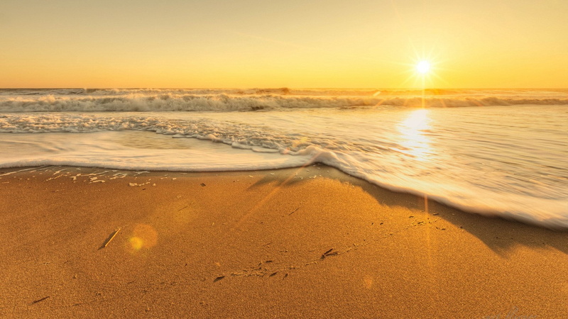 orange color, sea, idyllic, tranquility, sun, outdoors, land, no people, wonderfull nature hd  1920x1080, scenics - nature, sport, water, tranquil scene