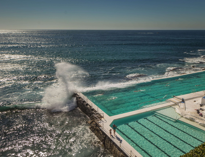 scenics - nature, breaking, icebergs, hitting, splashing, waves breaking, sky, beauty in nature, sea, 4K, sport, motion, turquoise colored, waves, nature