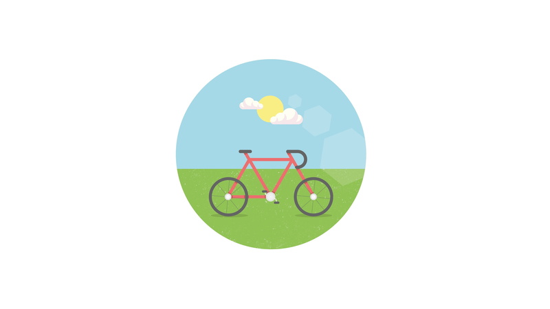 indoors, nature, close-up, geometric shape, green color, shape, bicycle, no people, multi colored, copy space, planet - space, design, white background