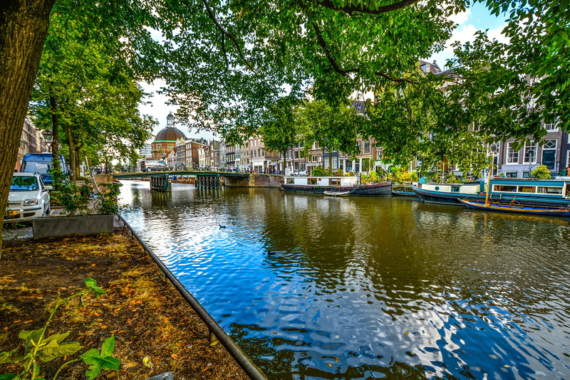 boat, architecture, houseboat, outdoors, city, relaxing, moored, body, shade, yacht, nature, built structure, netherlands, nautical vessel, banks, europe