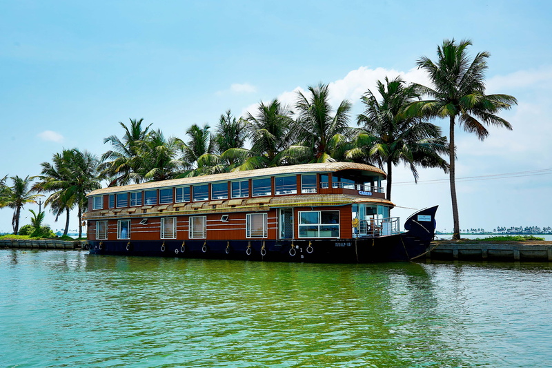 transportation, coconut palm tree, panorama, nature, waterfront, plant, river, beauty in nature, water, tree, nautical vessel, tropical climate, day, 5K