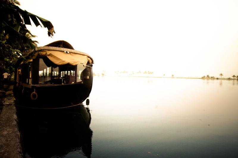 day, 2K, backwaters, scenics - nature, sky, boat, india, no people, nature, clear sky, lake, building exterior, nautical vessel, city, tranquility, architecture