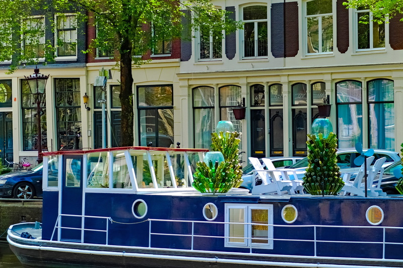 mode of transportation, nature, architecture, europe, outdoors, ship, glass - material, amsterdam, day, holland, motor vehicle, plant, building exterior