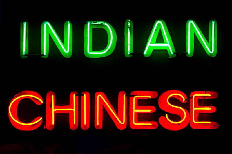 unhealthy eating, dining, green color, nightlife, food and drink, away, communication, business, black, fluorescent light, 4K, neon colored, neon, night