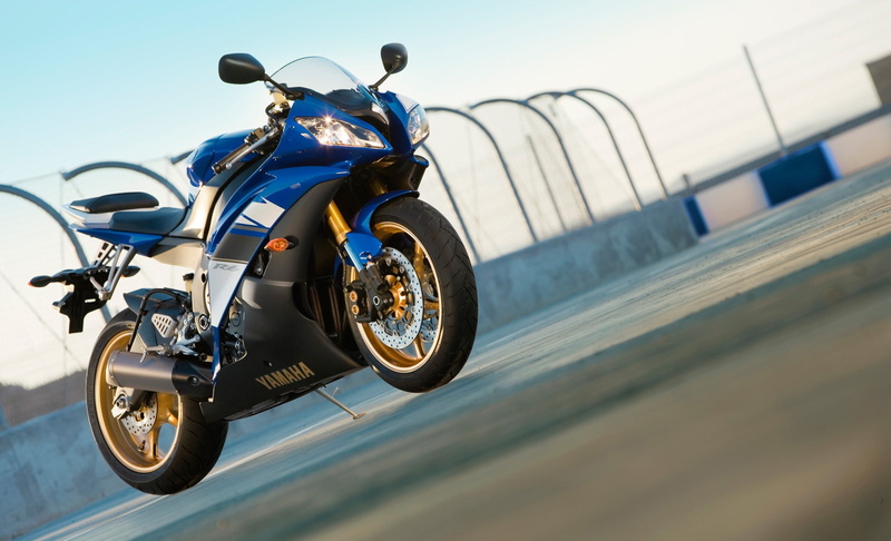 Yamaha, YZF-R6, 1080P, yzf, sport, bike, track, r, black, blue