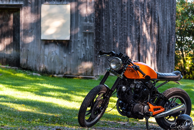 Yamaha, motorcycle, vintage, 4K, xv500, caferacer
