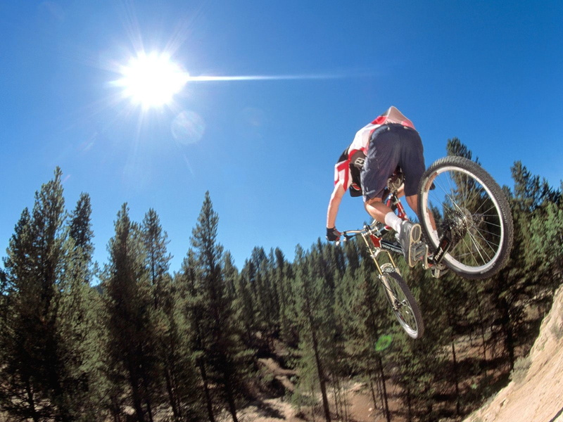 mountain Bike, sports Downhill, 720P