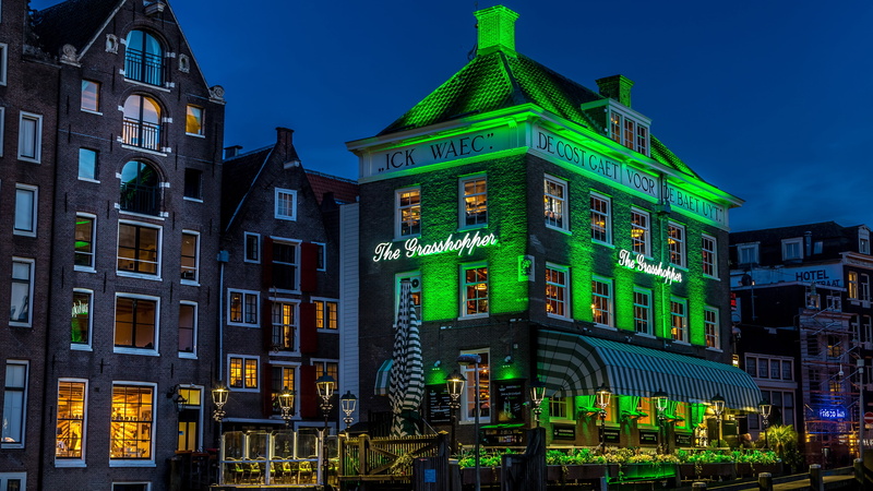 travel destinations, text, built structure, office, outdoors, business, sky, apartment, skyscraper, landmark, netherlands, pub, building exterior, 4K