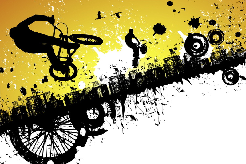 bicycle, 1080P, bmx, bike, logo