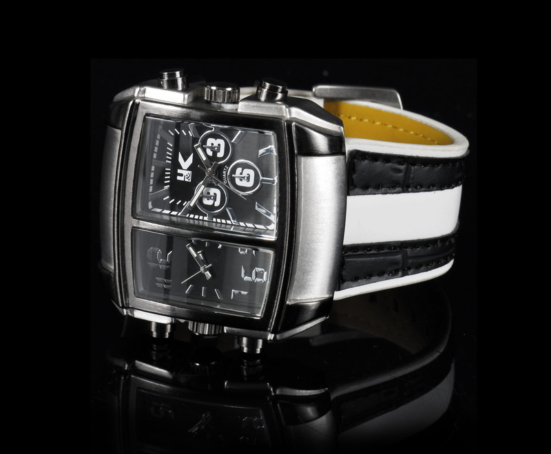 machinery, glass - material, table, wrist watch, technology, communication, wristwatch, single object, strap, transparent, close-up, studio shot, white