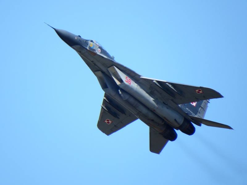 airplane, fighter, 4K, mode of transportation, clear sky, stealth, nature, flying, transportation, mig-29, no people, airshow, on the move, fulcrum, mig 29