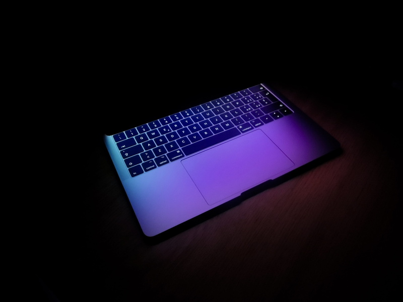no people, copy space, computer key, blue, minimalistic, computer network, apple, bologna, device, minimal, machine, keyboard, internet, 4K, setup, italy