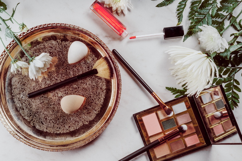 Flatlay, temptation, food and drink, no people, freshness, photo, 4K, container, table, spice, Cosmetics, close-up, indoors, flower, flowering plant, high angle view