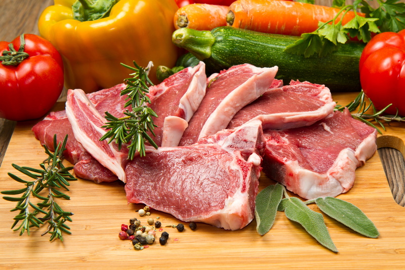photo, Food, Vegetables, Meat products, 5K