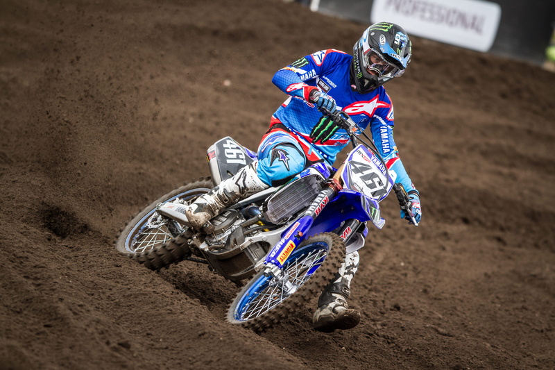 helmet, yamaha, actionphotographer, track, daytime, sport, dirt, rider, motocross, riding, day, ride, focus on foreground, headwear, motorcycle, land, no people