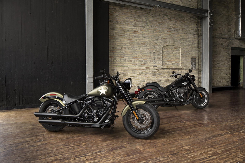 harley davidson softail slim, no people, architecture, land vehicle, built structure, building, side view, mode of transportation, garage, 1080P, wheel
