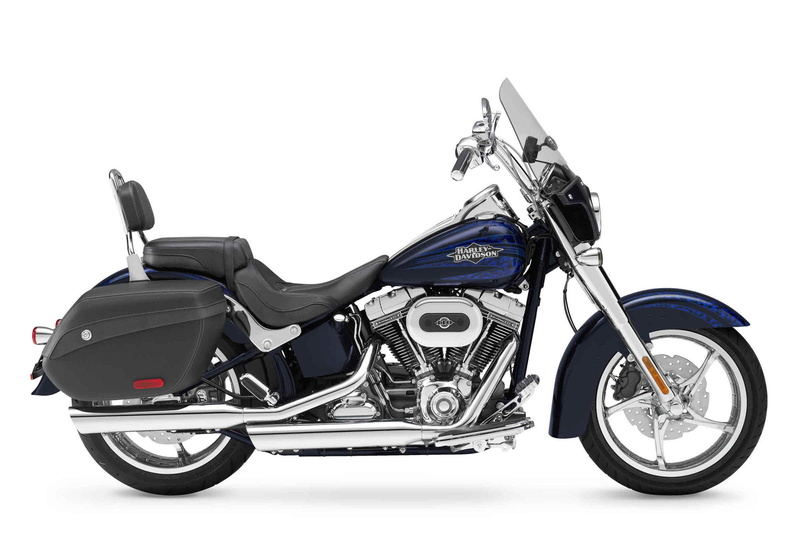davidson, wheel, cvo, headwear, leather, softail, indoors, helmet, single object, convertible, sports race, land vehicle, transportation, side view, 2012
