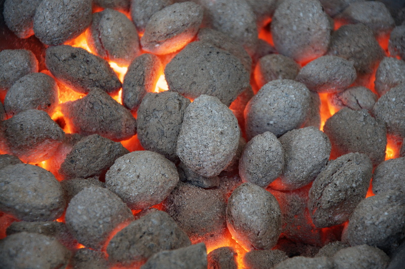 backgrounds, Carbon, fire, fire - natural phenomenon, nature, full frame, heat, coal, heat - temperature, 4K, flame, textured, Barbecue, orange color