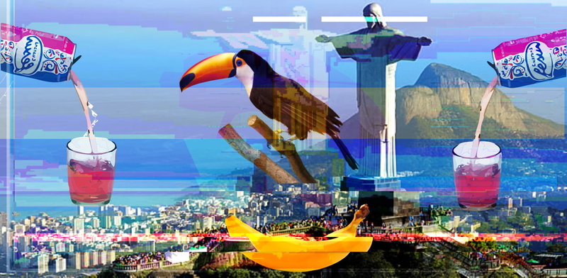 Rio de Janeiro, vaporwave, modern, 720P, Brazil