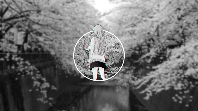 blurred, nature, monochrome, 1080P, anime, glitch art, anime girls