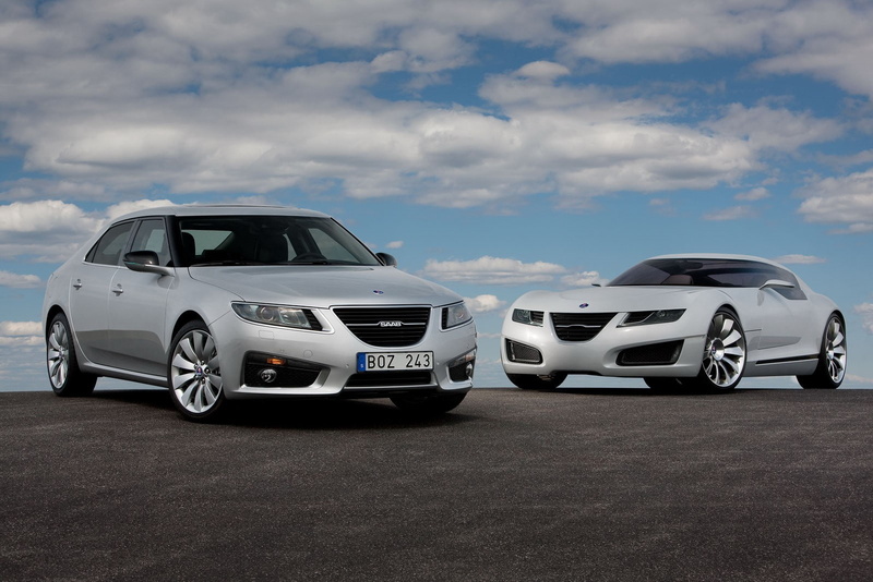Saab 9-5, 720P, land vehicle, car, road, Saab Aero X, nature, sky, outdoors, luxury, no people, travel, wheel, motor vehicle, saab, transportation, wealth