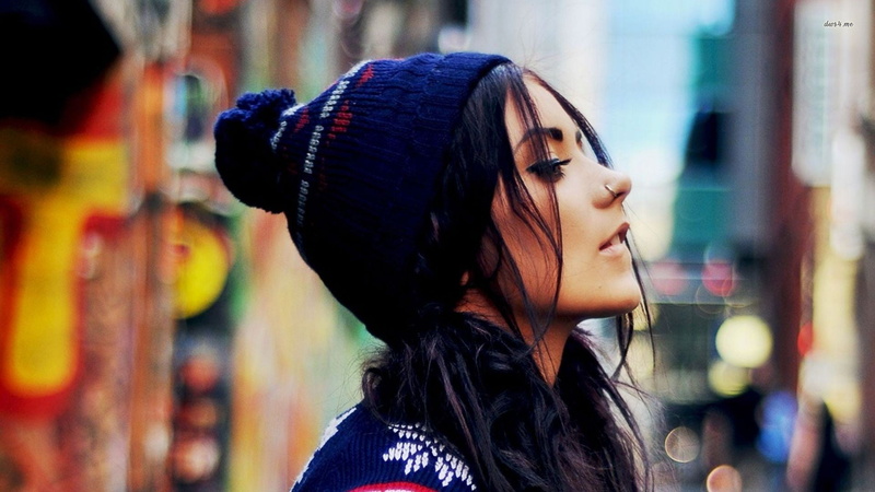 beauty, profile view, hair, one person, looking, outdoors, 1080P, lifestyles, day, Danielle Mansutti, leisure activity, model, real people, focus on foreground