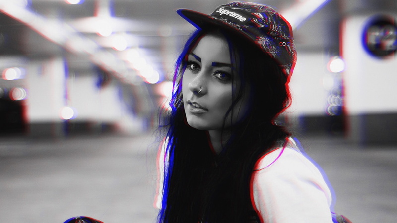 nose rings, 1080P, anaglyph 3D, Danielle Mansutti