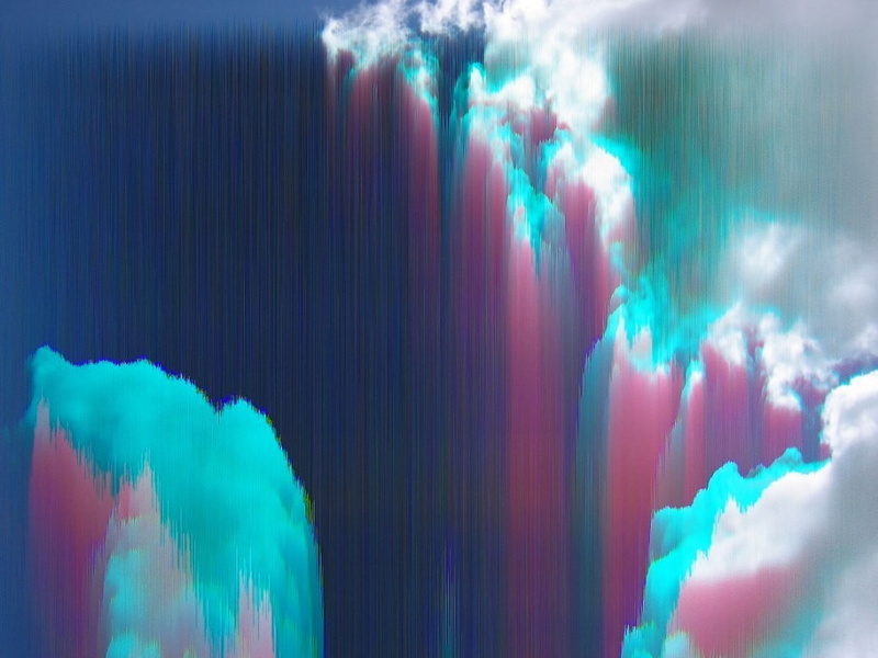 480P, pixel sorting, anaglyph 3D